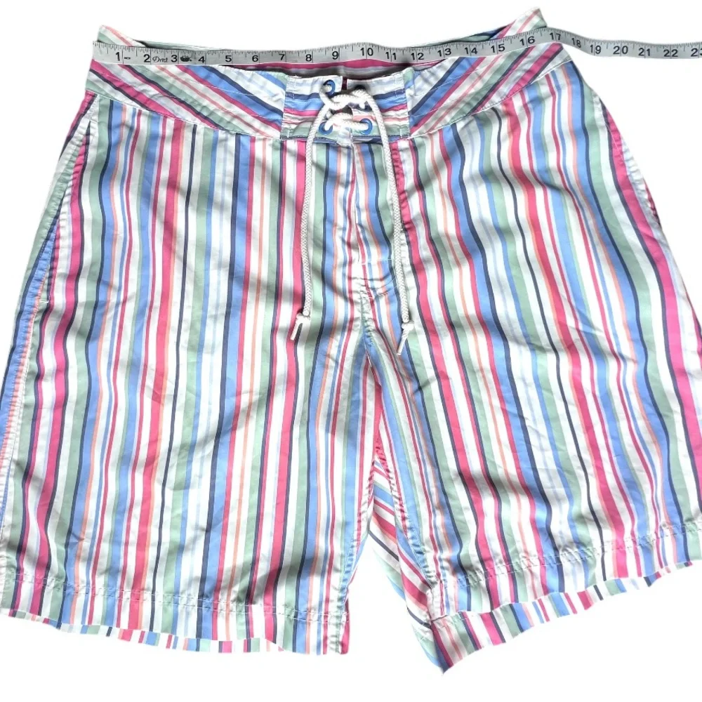 J. Crew Men’s Striped Swim Shorts Trunks